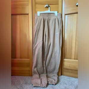 Nike tan color women’s joggers size small